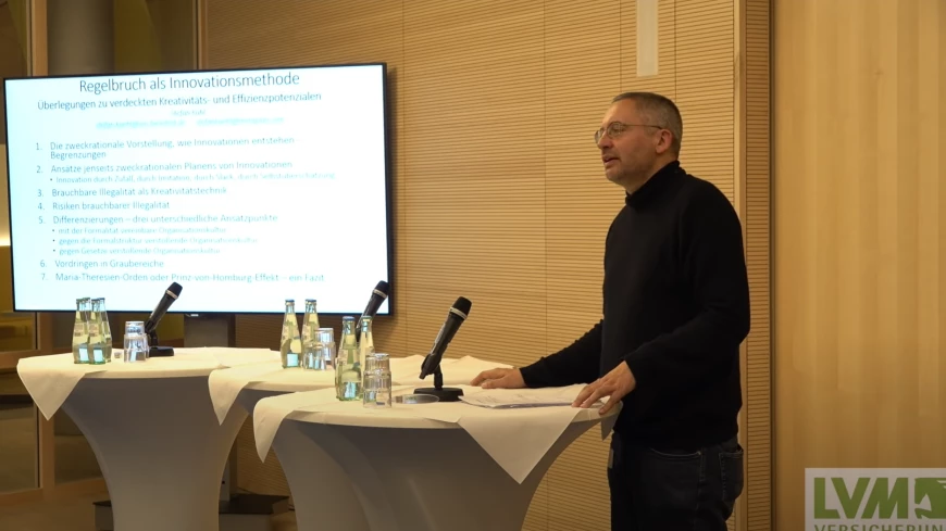 Vortrag Stefan Kühl Regelbruch als Innovationsmethode